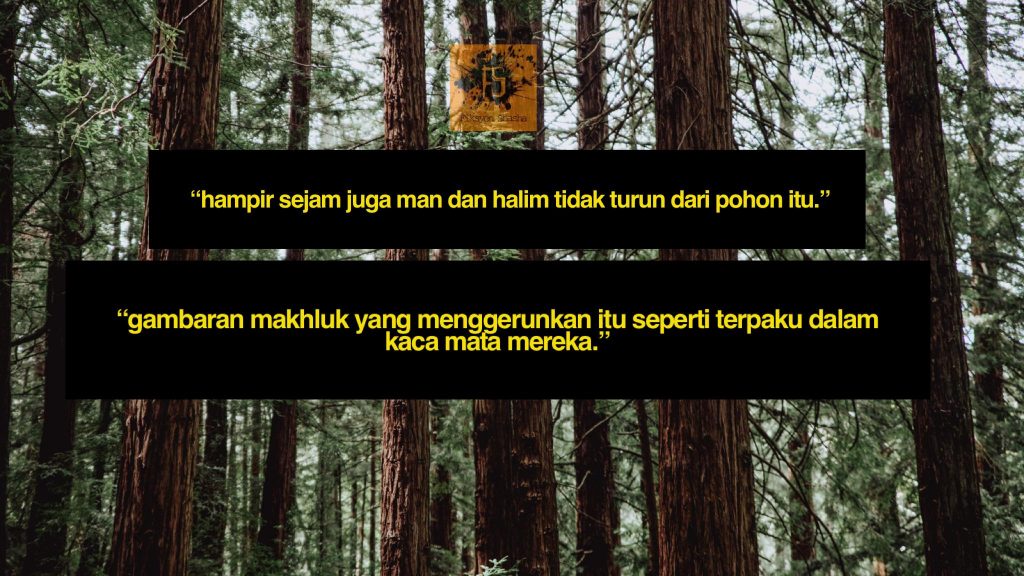 Makhluk Besar,Berbulu, Bergigi Taring. Bigfoot? - Fiksyen 